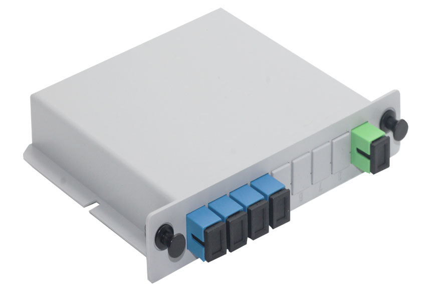 1 x 4 SC APC PLC Splitter LGX Cassette Module