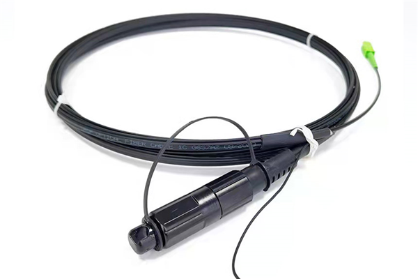 OptiTap Precon FTTA Pre-assembled IP68 Fiber Optic Cable FO Drop External Bayonet Type SC/APC